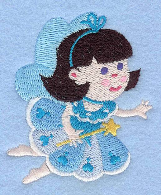 Picture of Blue Fairy Machine Embroidery Design