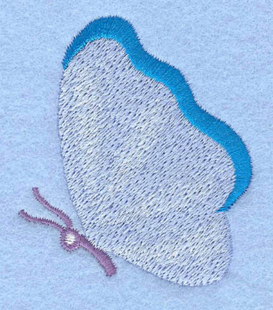 Picture of Sideways Butterfly Machine Embroidery Design