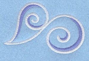 Picture of Waves Machine Embroidery Design