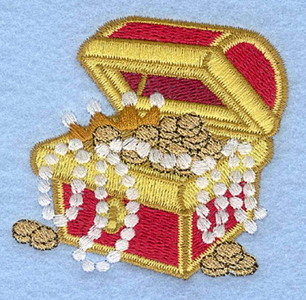 Picture of Treasure Chest Machine Embroidery Design
