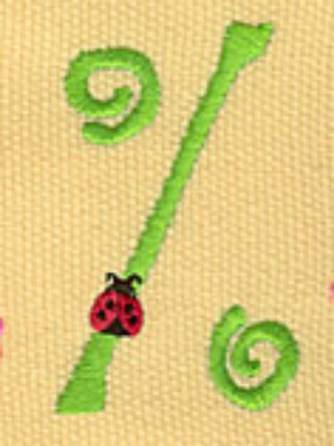 Picture of Ladybug  % Machine Embroidery Design
