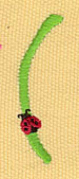 Picture of Ladybug Left Parentheses Machine Embroidery Design