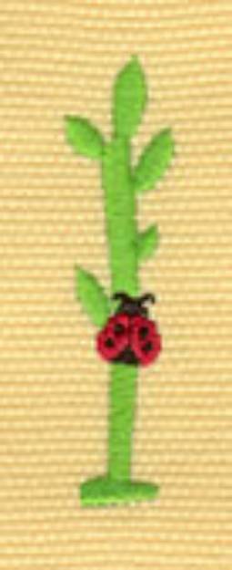 Picture of Ladybug Letter I Machine Embroidery Design