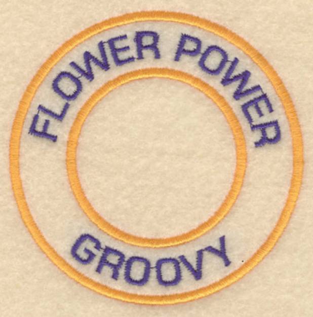 Picture of Flower Power Groovy Machine Embroidery Design