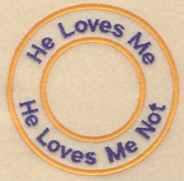 Picture of Love me, Love me Not Machine Embroidery Design