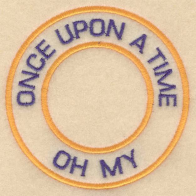 Picture of Once Upon A Time Oh My Machine Embroidery Design