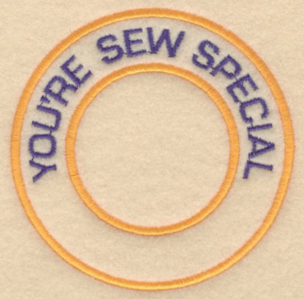 Picture of Youre Sew Special Machine Embroidery Design