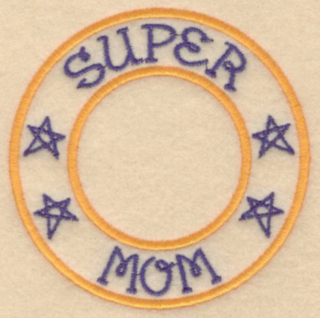 Picture of Super Mom Machine Embroidery Design