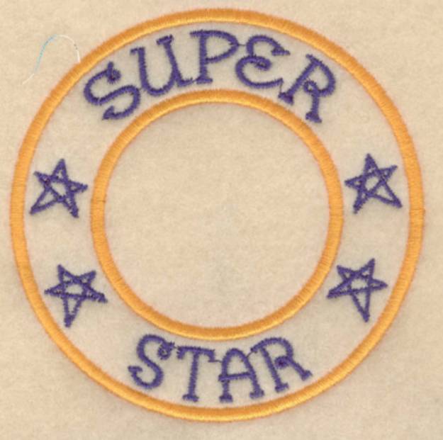 Picture of Superstar Machine Embroidery Design