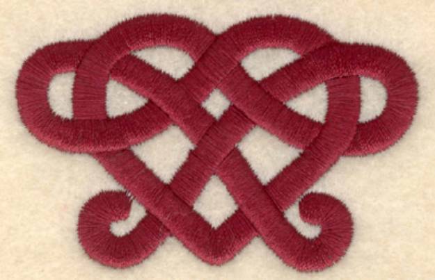 Picture of Heart Knot Machine Embroidery Design