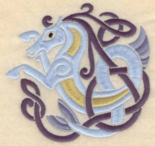 Picture of Seahorse Machine Embroidery Design