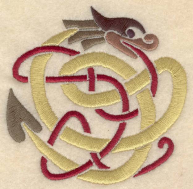 Picture of Serpent Machine Embroidery Design