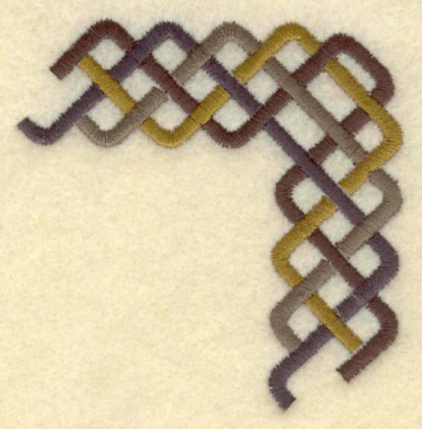 Picture of Corner Plaited Band Machine Embroidery Design
