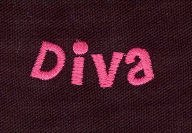 Picture of Diva Machine Embroidery Design