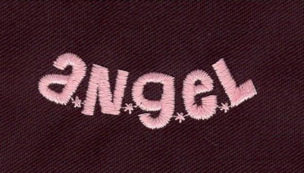 Picture of Angel Machine Embroidery Design