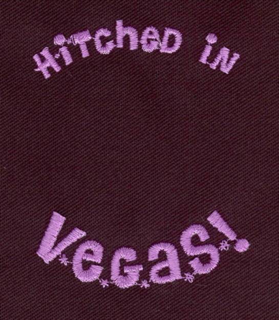 Picture of Hitched in Vegas Machine Embroidery Design