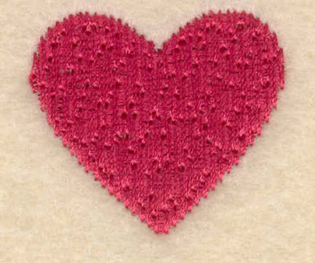 Picture of Red Heart Machine Embroidery Design