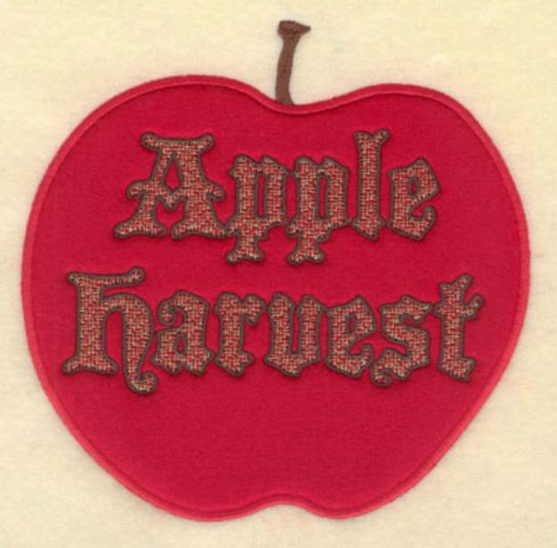 Picture of Apple Harvest Applique Machine Embroidery Design