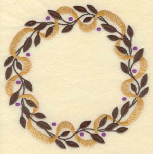 Picture of Berries Circle Machine Embroidery Design