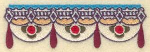 Picture of Egyptomania Border Machine Embroidery Design