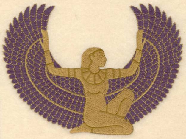 Picture of Goddess Isis Machine Embroidery Design