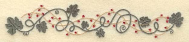 Picture of Vine And Berries Border Machine Embroidery Design