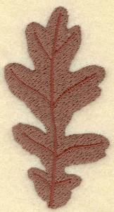 Picture of Brown Oak Leaf Machine Embroidery Design