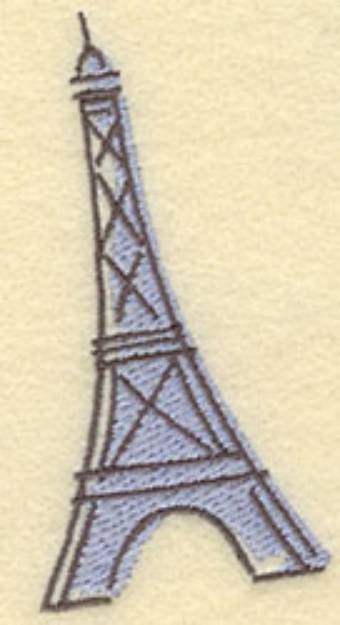 Picture of Eiffel Tower Machine Embroidery Design