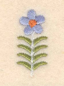 Picture of Forget Me Not Accent Machine Embroidery Design