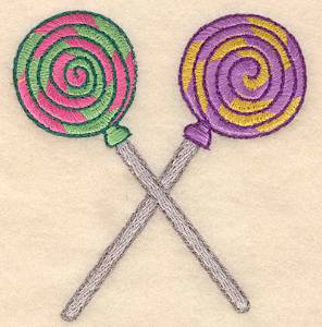 Picture of Old Time Lollipops Machine Embroidery Design