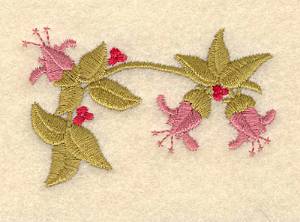 Picture of Three Flowers Machine Embroidery Design