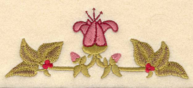 Picture of Blooming Flower Machine Embroidery Design