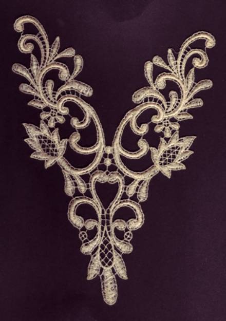 Picture of Fancy Lace V Machine Embroidery Design