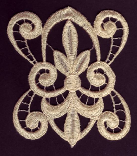 Picture of Lace Fleur Machine Embroidery Design