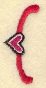 Picture of Bracket And Heart Machine Embroidery Design