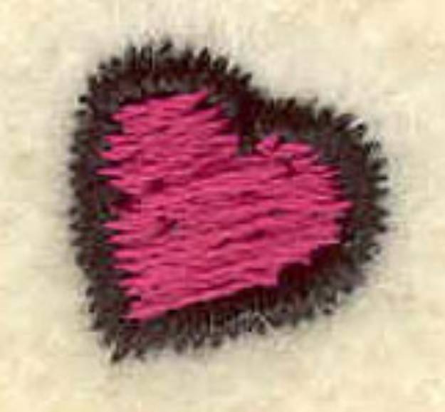 Picture of Heart Period Machine Embroidery Design