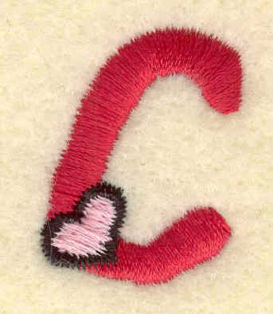 Picture of Heart And Lowercase c Machine Embroidery Design