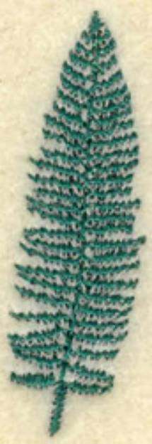 Picture of Small Fern Machine Embroidery Design