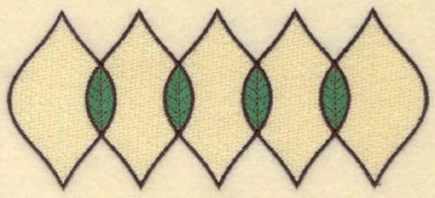 Picture of Five Leaf Medium Machine Embroidery Design