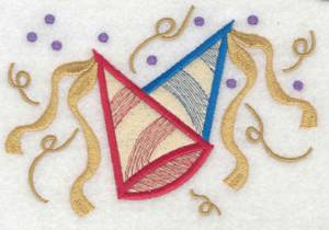 Picture of Party Hats Machine Embroidery Design