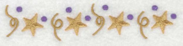 Picture of Stars And Streamers Machine Embroidery Design