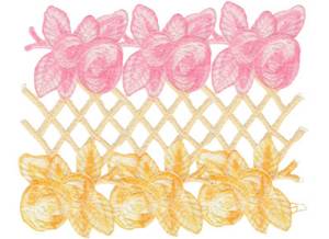 Picture of Vintage Lace Flowers Machine Embroidery Design