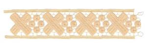 Picture of Vintage Lace Crosses Machine Embroidery Design