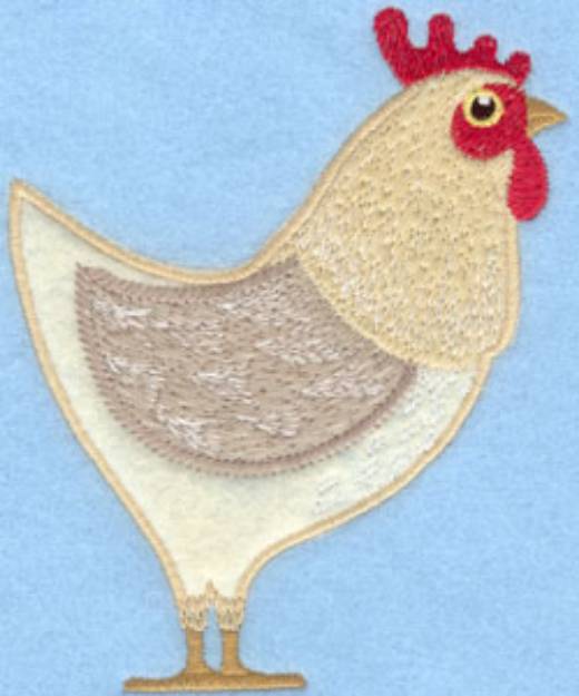 Picture of Hen Machine Embroidery Design