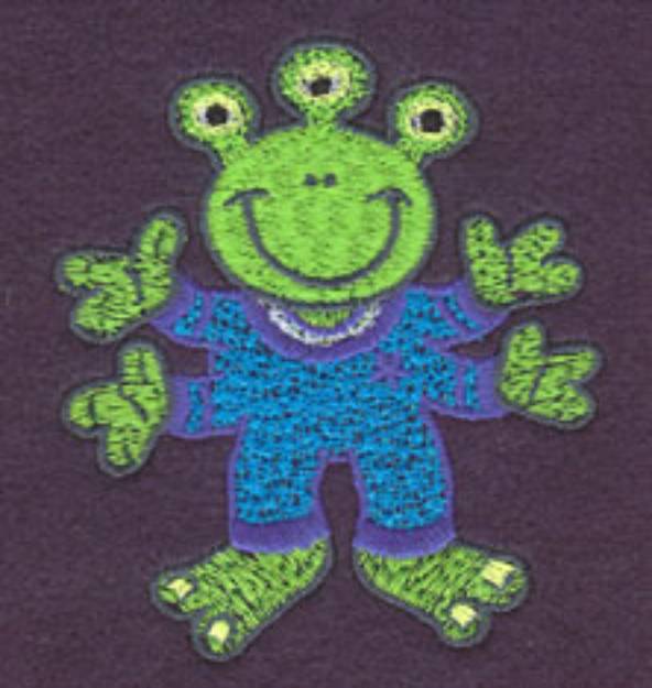 Picture of Alien Machine Embroidery Design