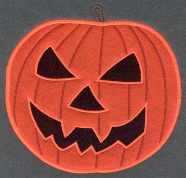 Picture of Large Pumpkin Machine Embroidery Design