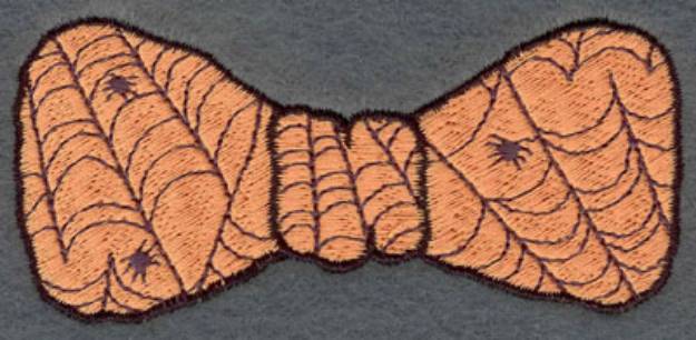 Picture of Spider Bow Tie Machine Embroidery Design
