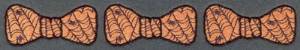 Picture of Spider Bow Ties Machine Embroidery Design