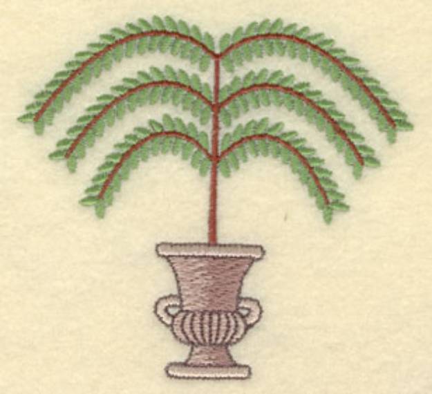 Picture of Potted Willow Machine Embroidery Design