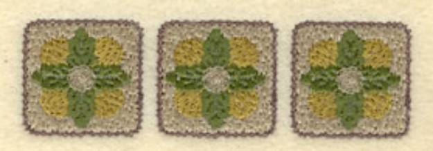 Picture of Italian Tile Border Machine Embroidery Design